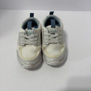 Hey Dude Kids' White and Gray Sneakers